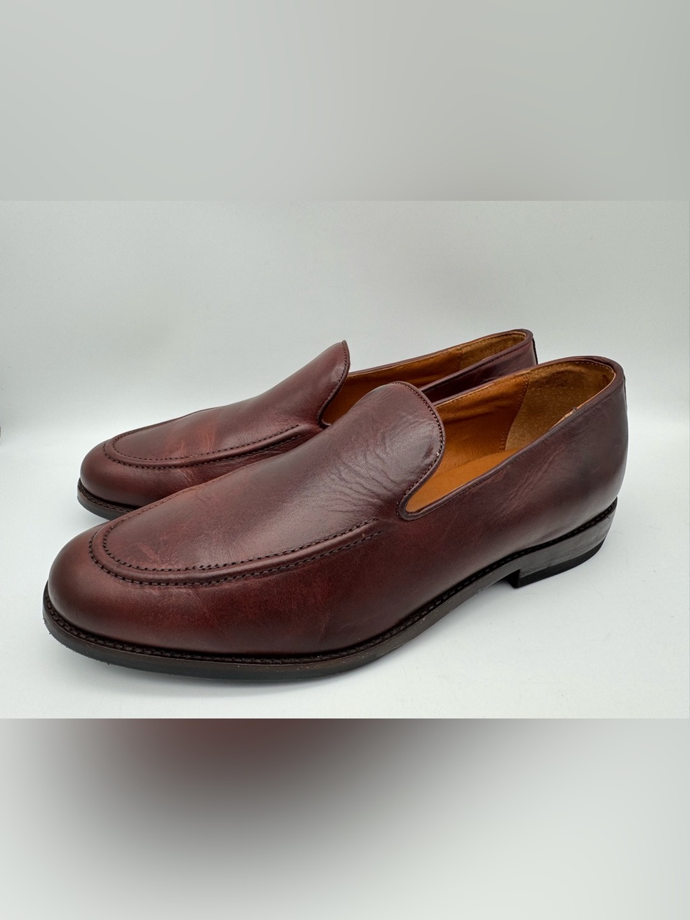 Frye Jefferson Venetian Men’s Loafers Brown Genuine Leather Slip-On Size 10.5 D